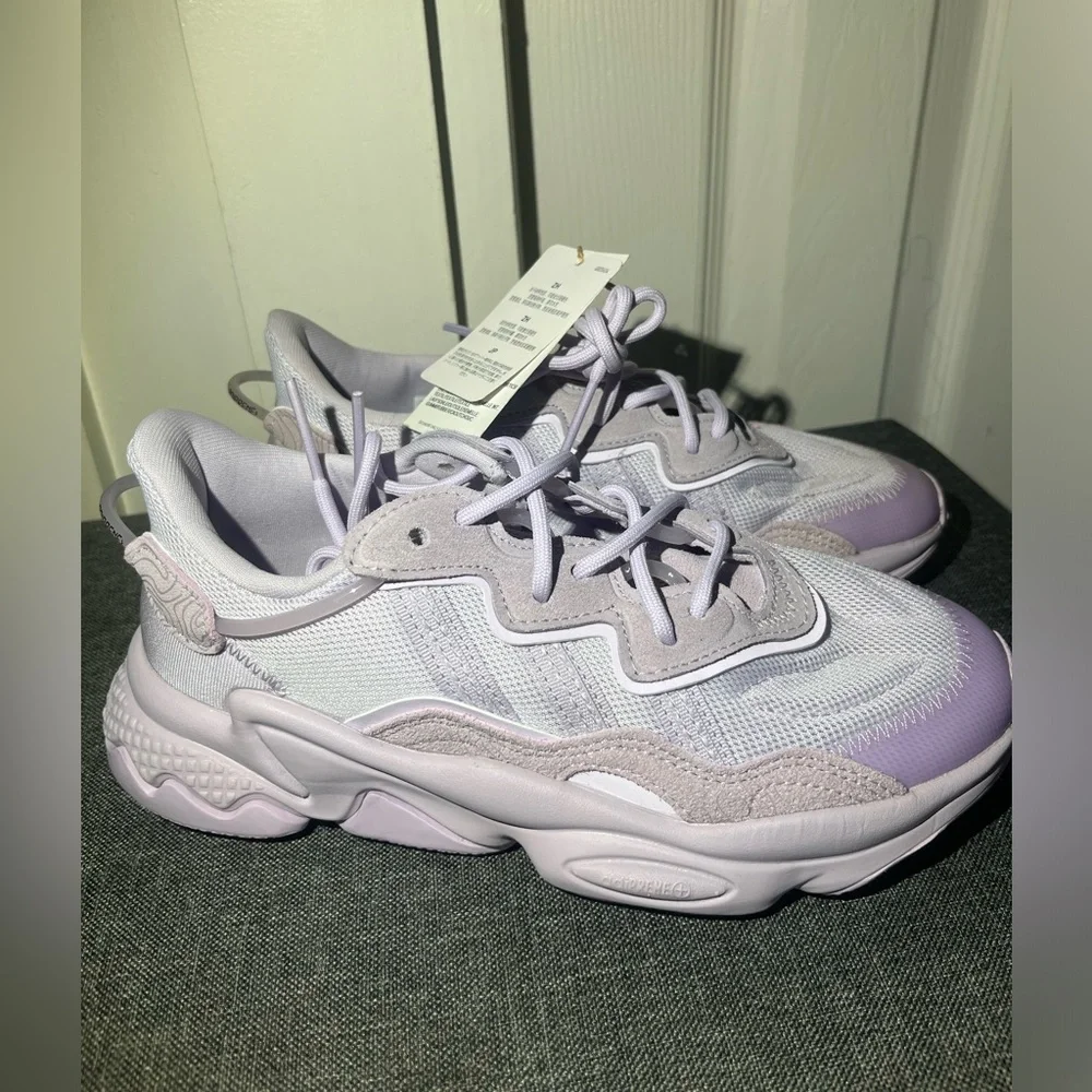 Ozweego Adidas Women's Purple Tint Sneakers - Picture 3 of 8